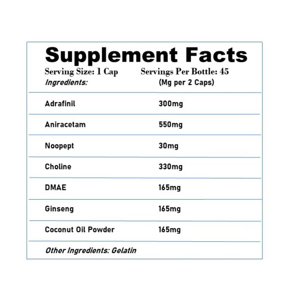Adrafinil Plus Sup Facts for site