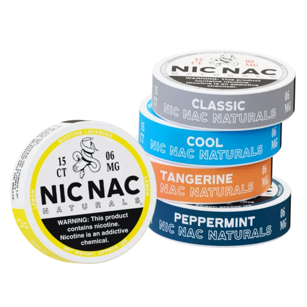 Nic Nac Nicotine Mints 6mg (5-Pack Deal)