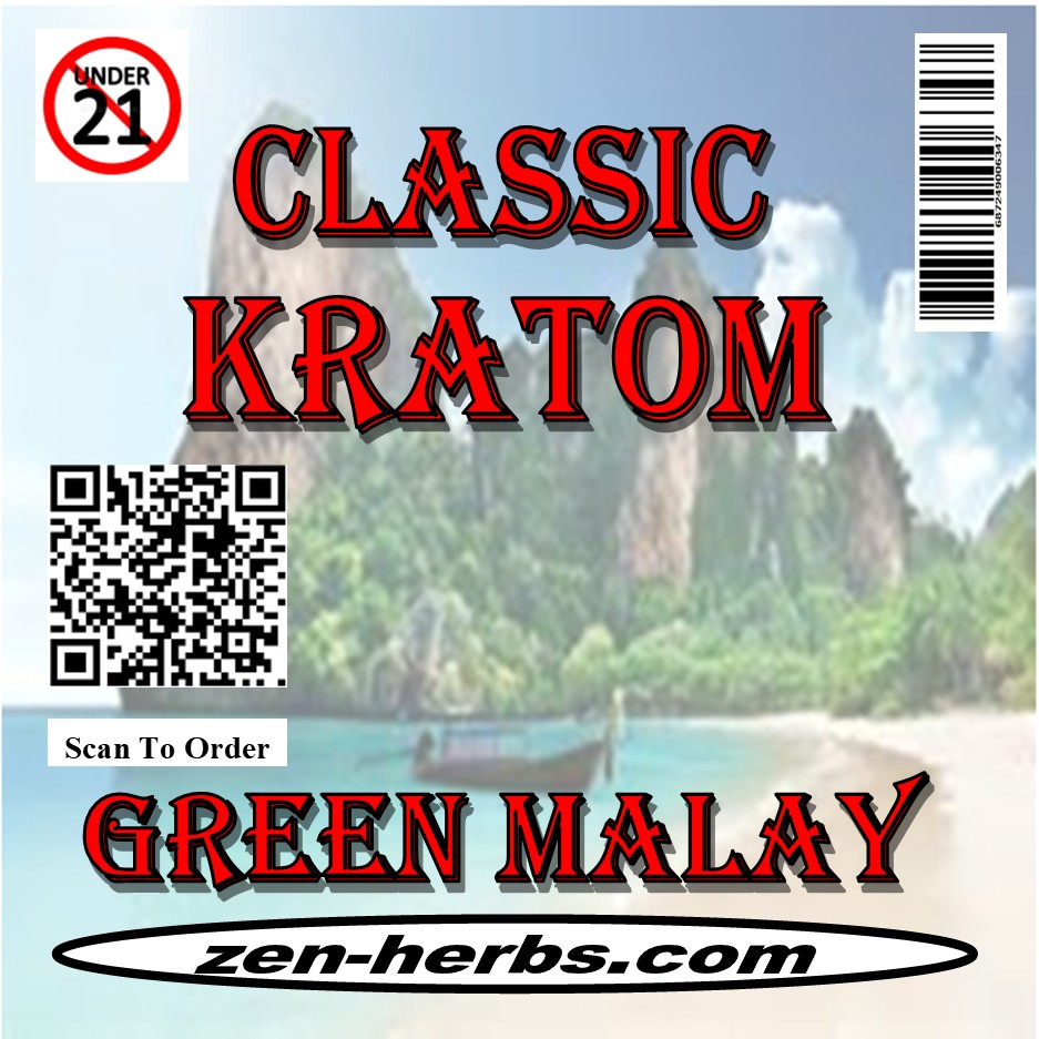 Classic Green Malay Kratom Powder - Image 2